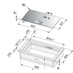 V-Zug  Cooktop V6000 I906 90厘米 嵌入式電磁爐